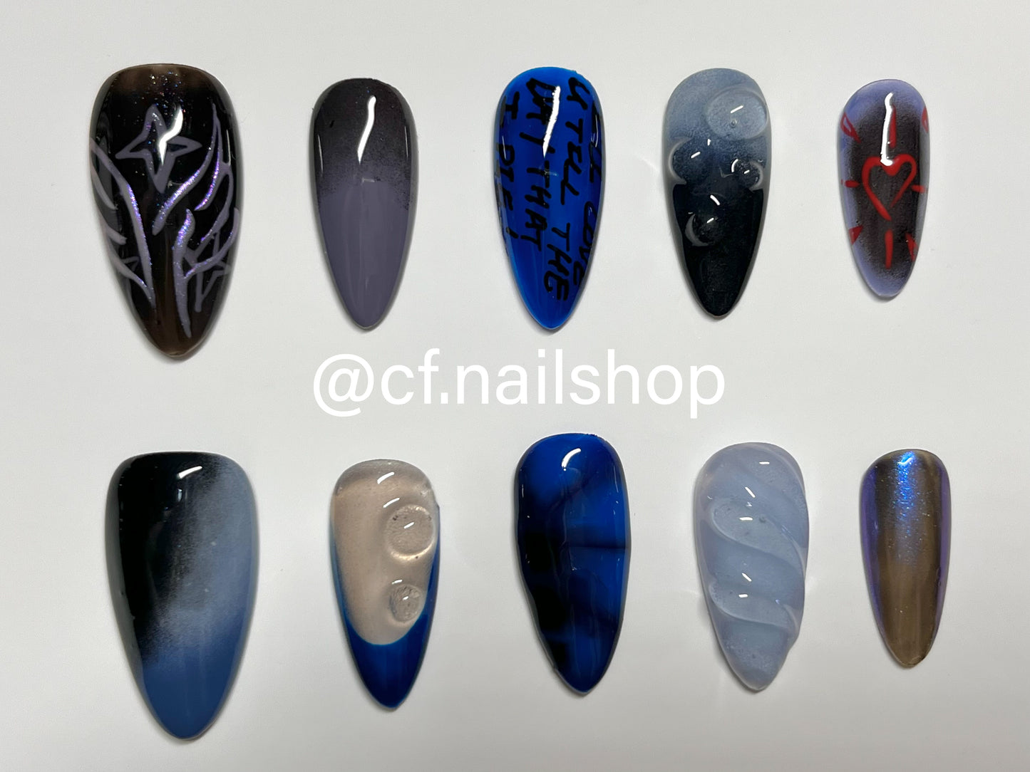 Billie Eillish HMHAS - Press on nails