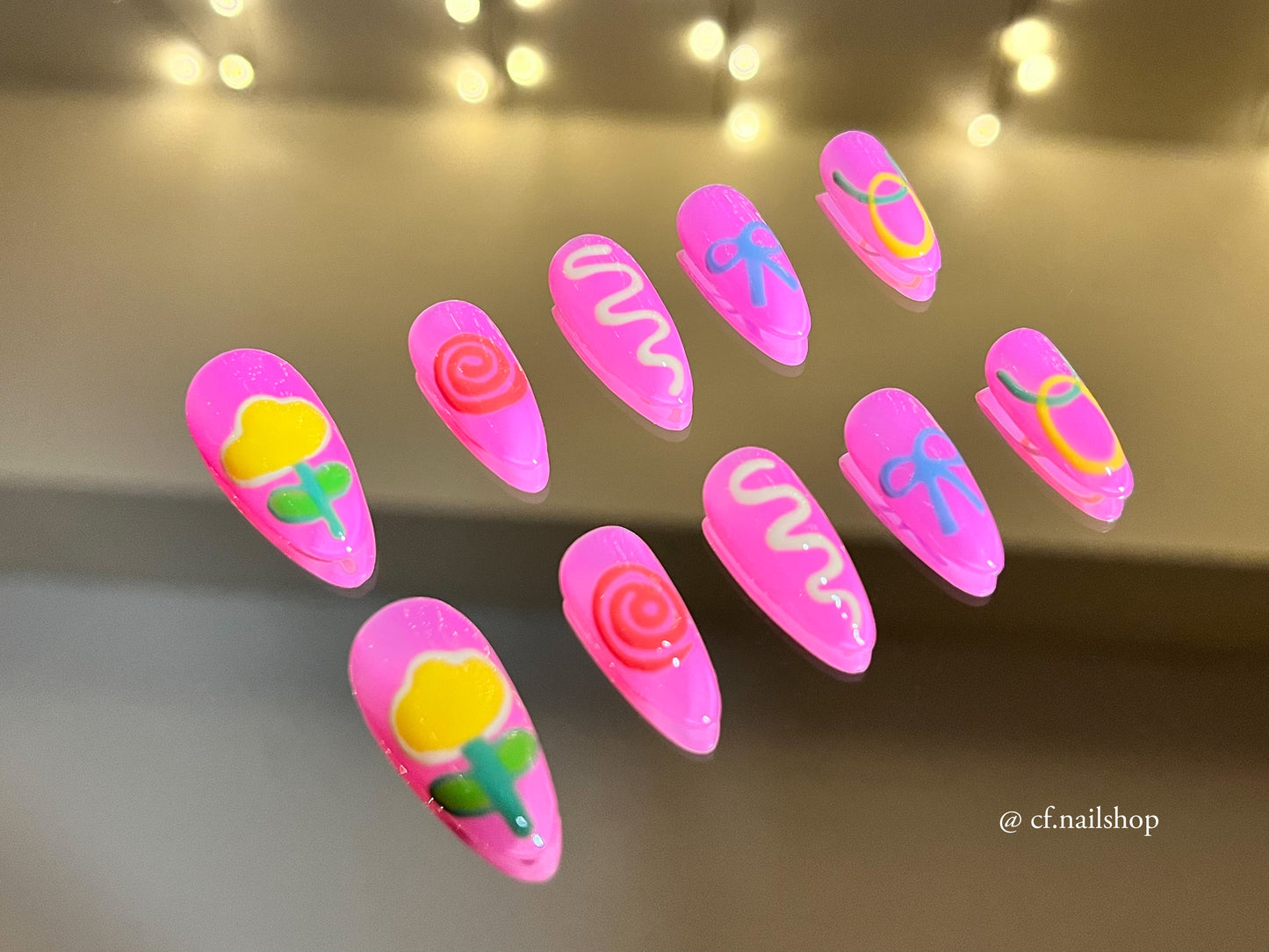 Flower girl - Press on nail