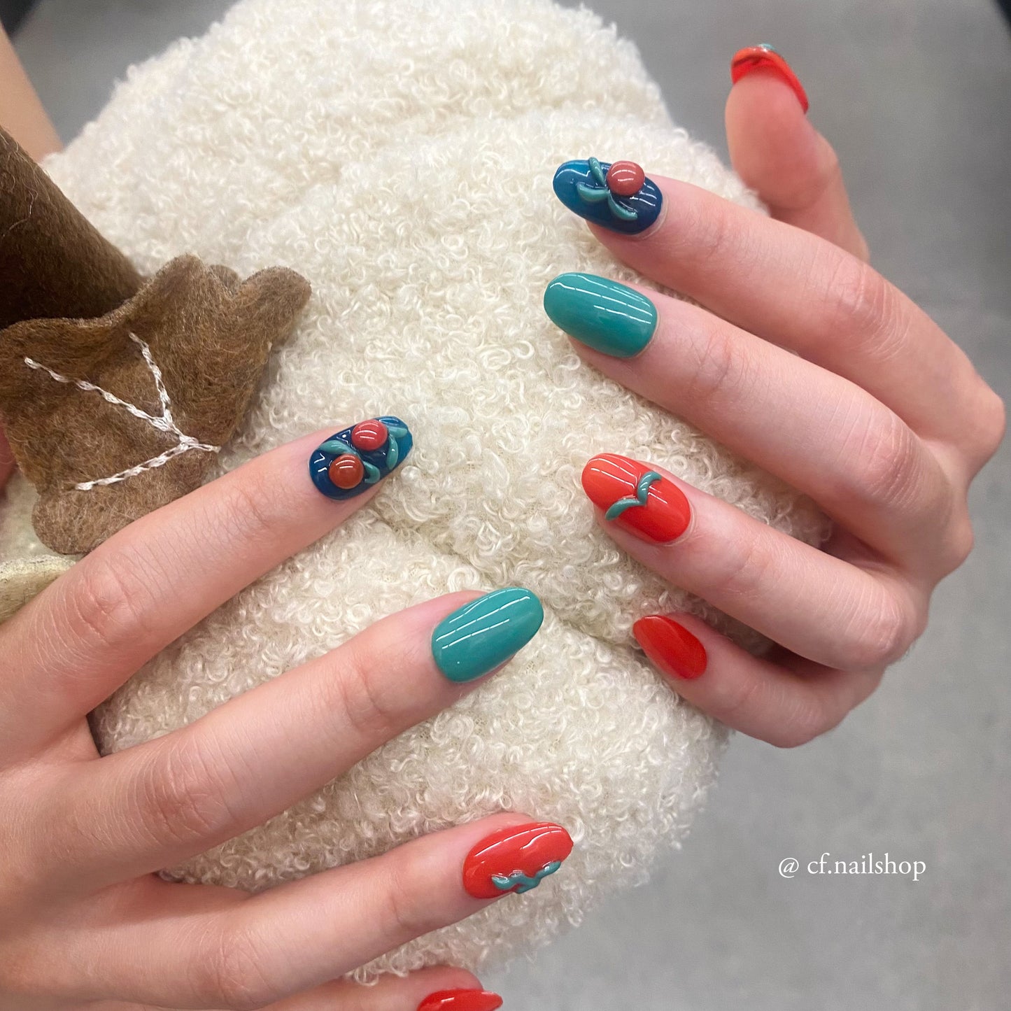 Tomato Girl- Press on nail