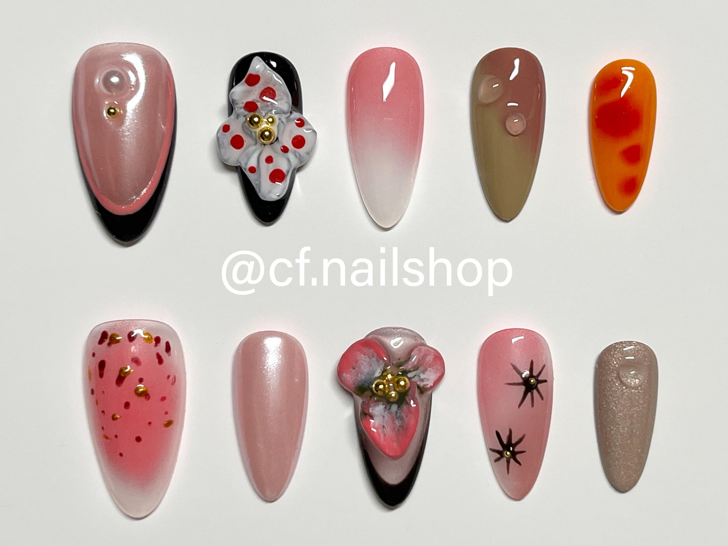 Dark forest - Press on nails