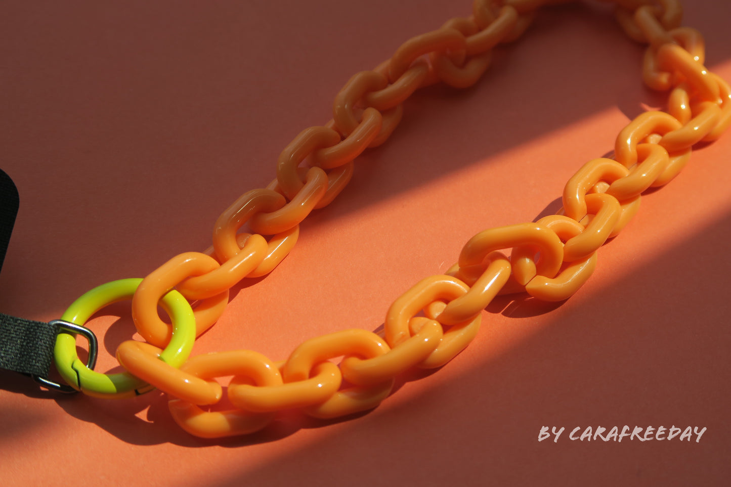 Orange Wristlet/ Phone Strap