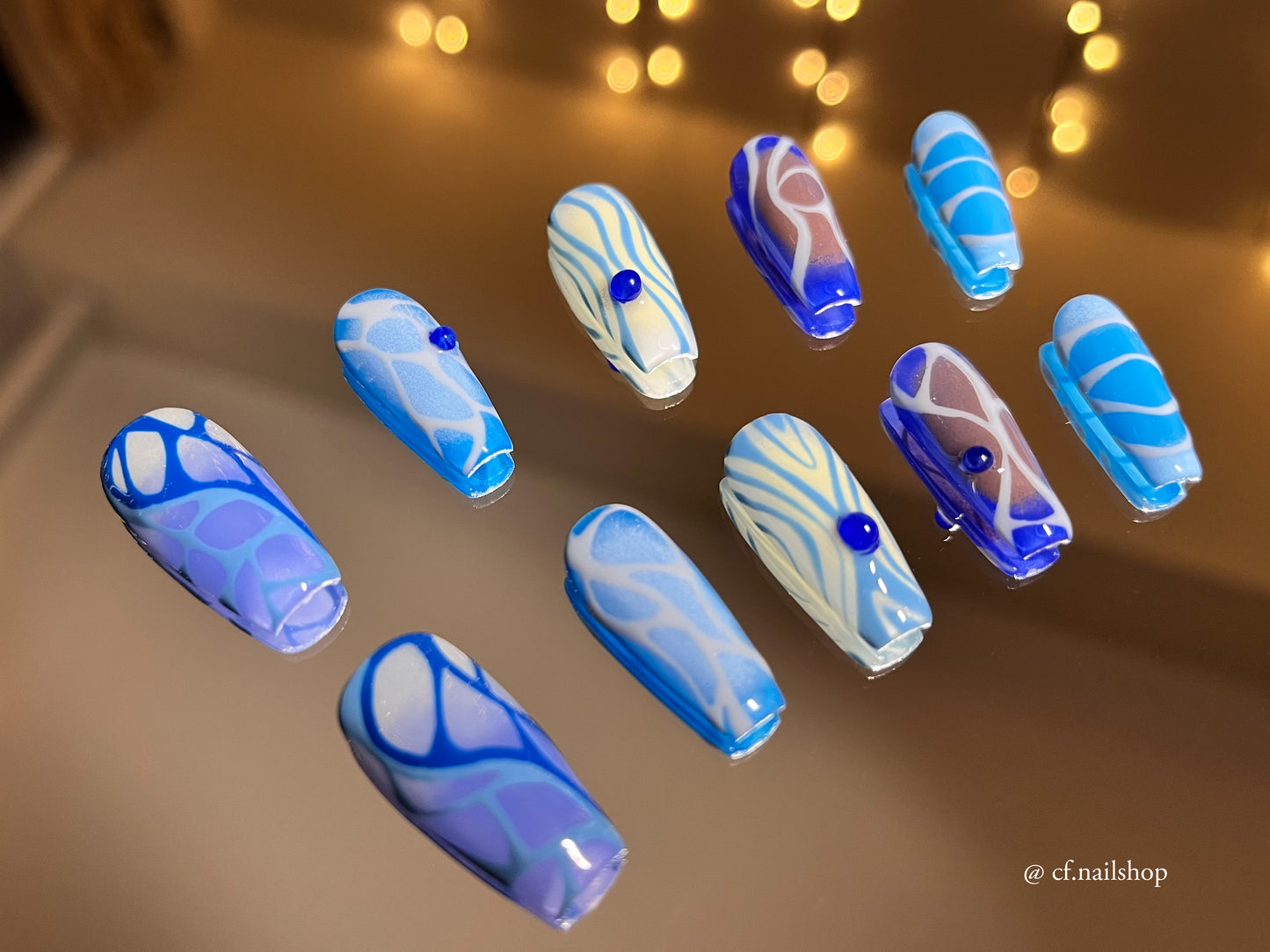 Ocean - Press on nails