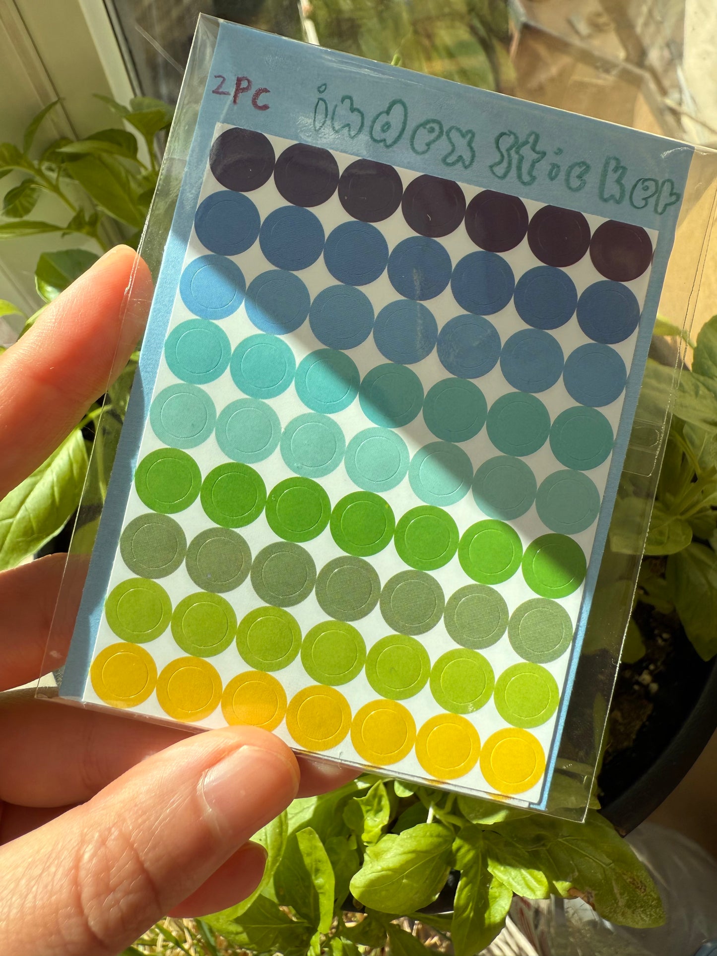 Index sticker (Round dots)