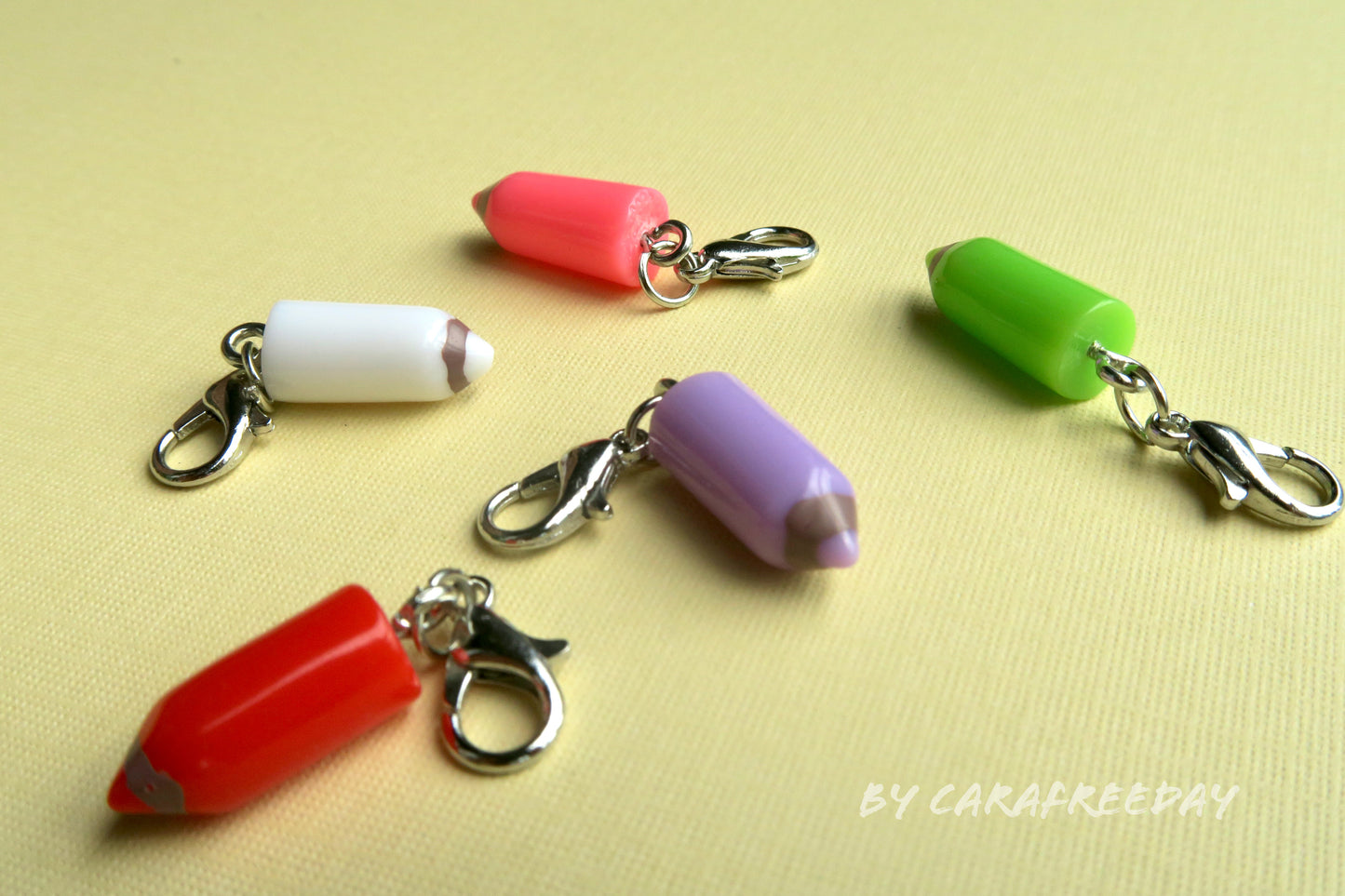 5 PC Pencil Stitch Marker, Back to school Progress Tracker