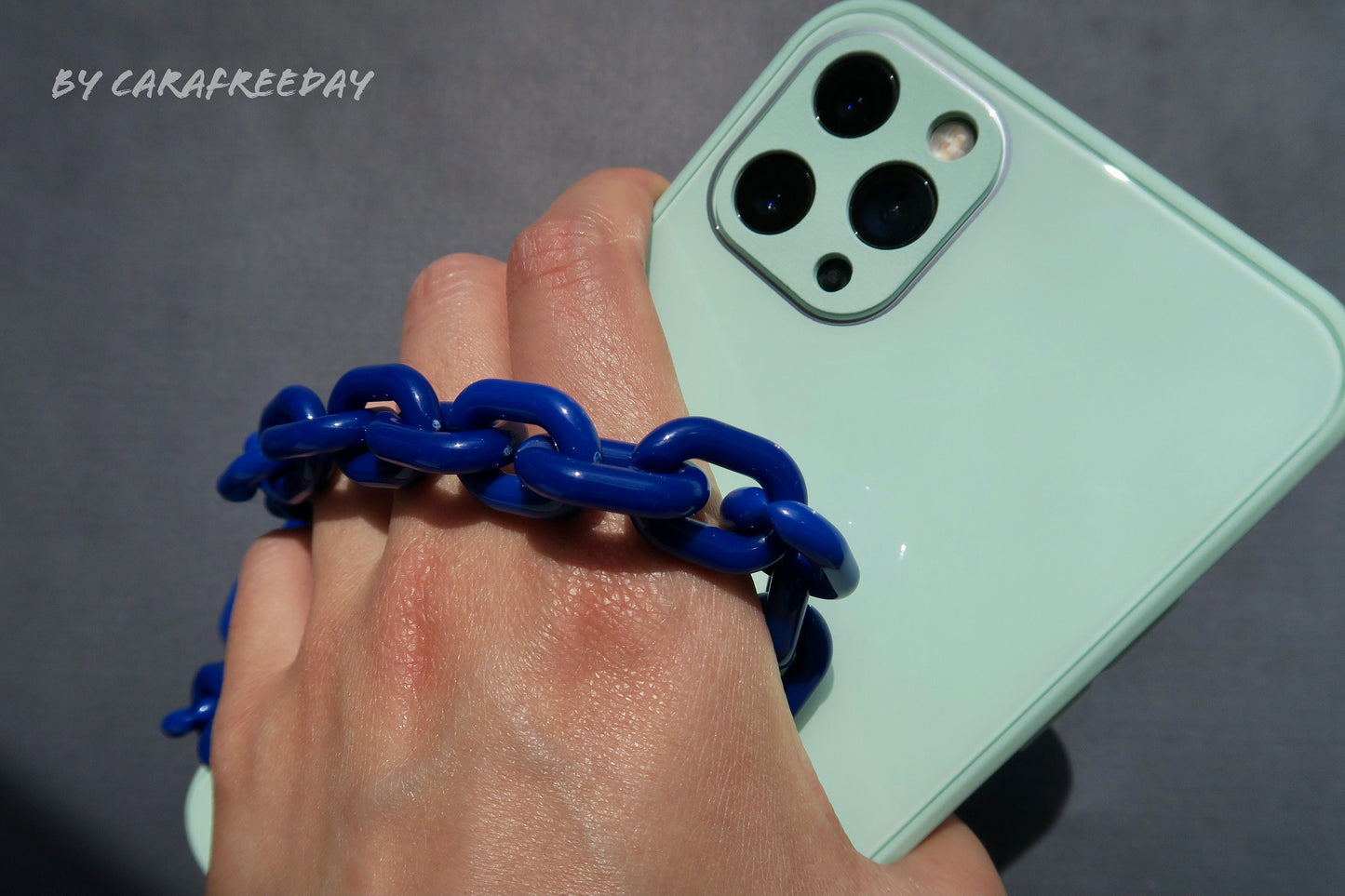 Blue Phone Strap