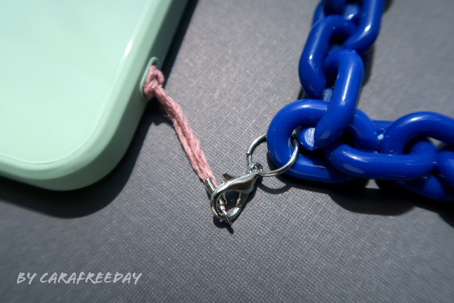 Blue Phone Strap