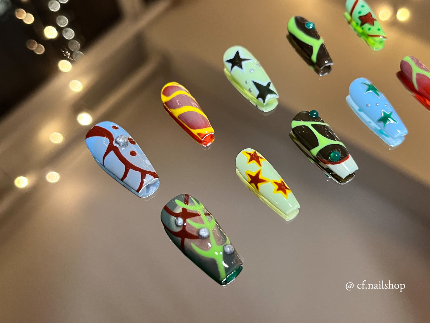 Moss -  Press on nails