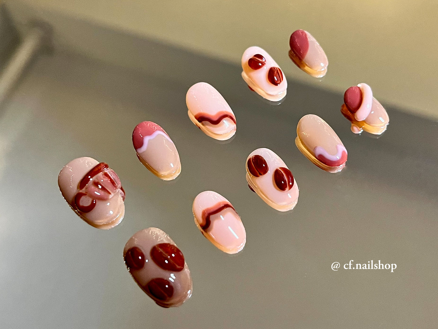 Coffee lover -  Press on nails