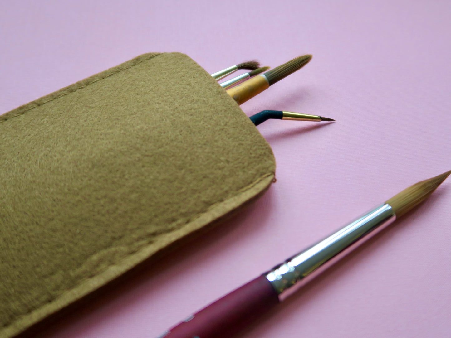 Artist Pouch / Pen Wrap / Pencil Pouch / Traveling Artist Essential/ Watch case/  Reading Glasses Case/ Portable glasses Pouch/ Pencil case