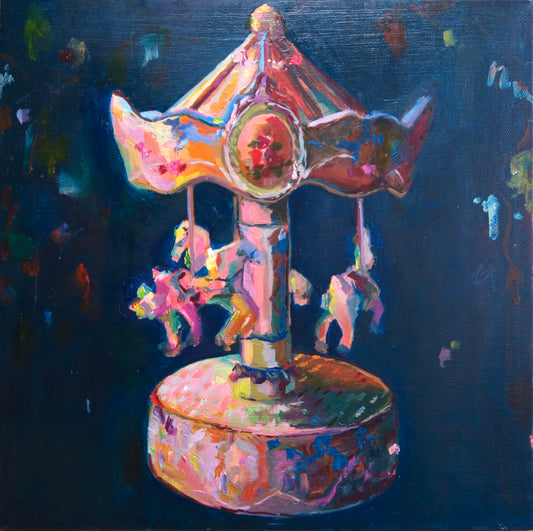 Spinning - Art Print - By Freda Tan