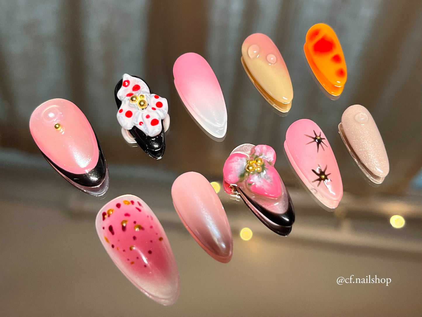 Dark forest -  Press on nails