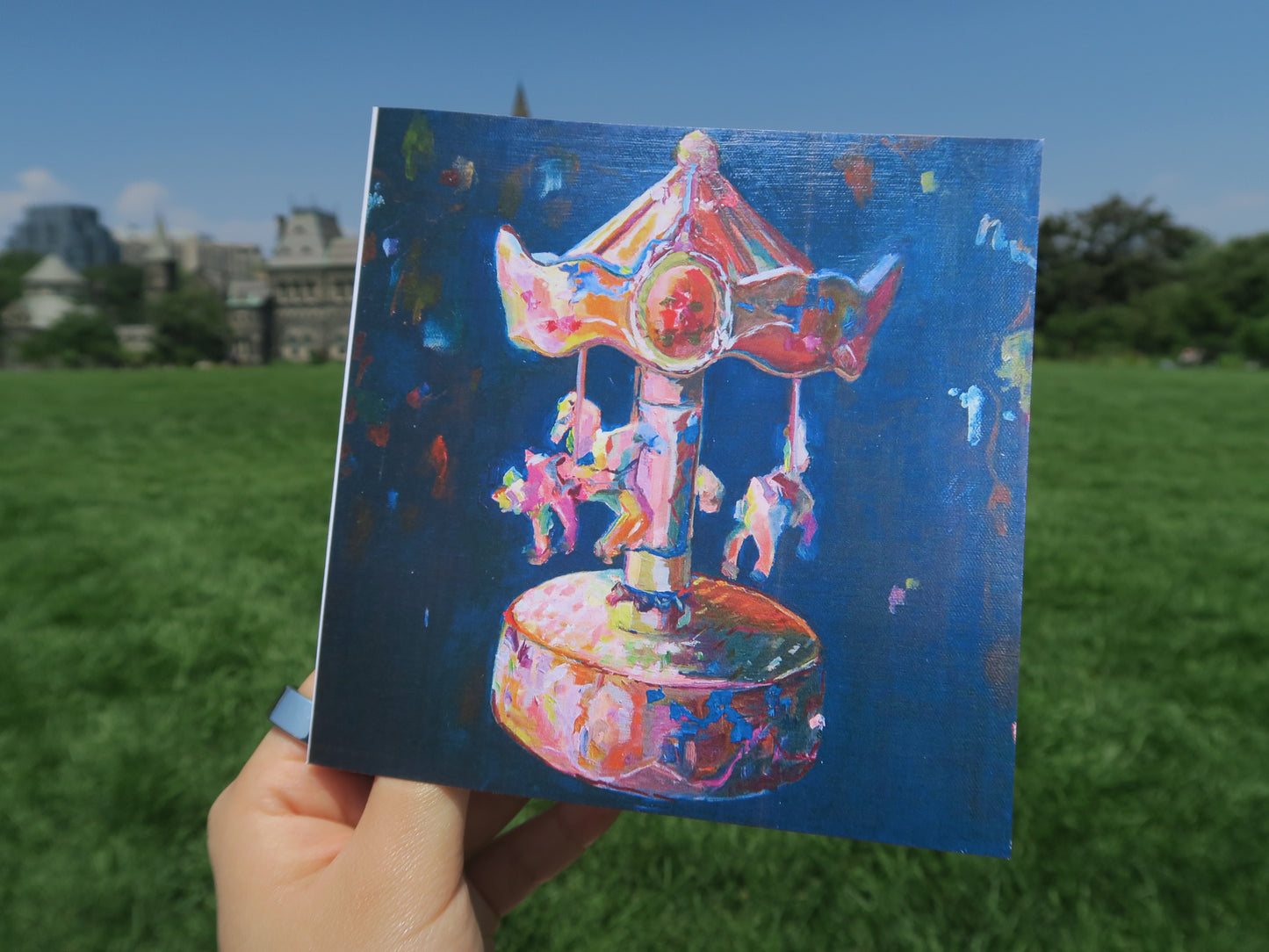 Carousel - All Occasion Greeting Card (Blank inside)