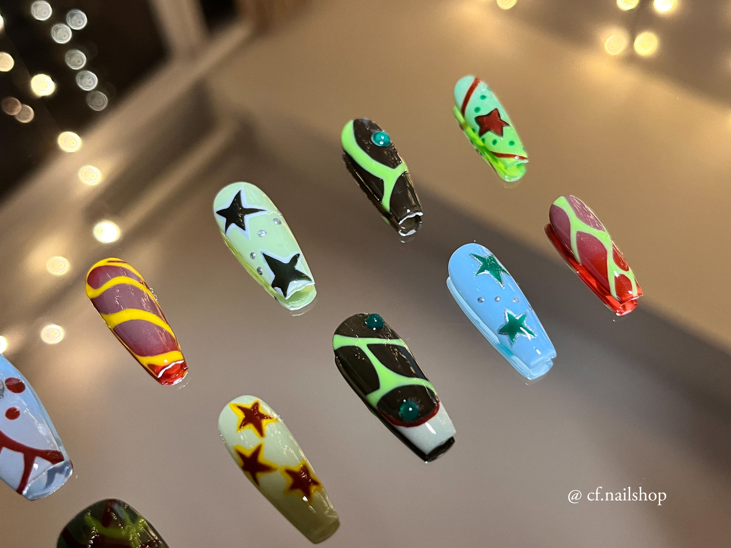 Moss -  Press on nails