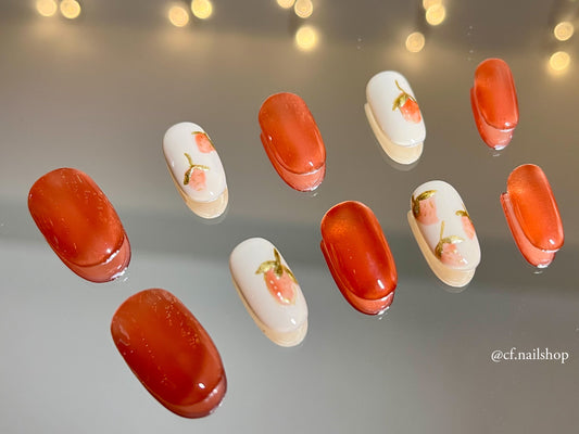Strawberry Jam -  Press on nails