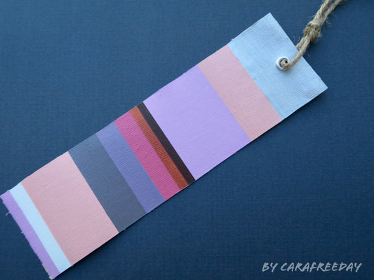 Pink and silver bookmark, Hand painted bookmark, Bendable Canvas bookmark, high quality bookmark, gift for book lover, Book Tok, Minimalist