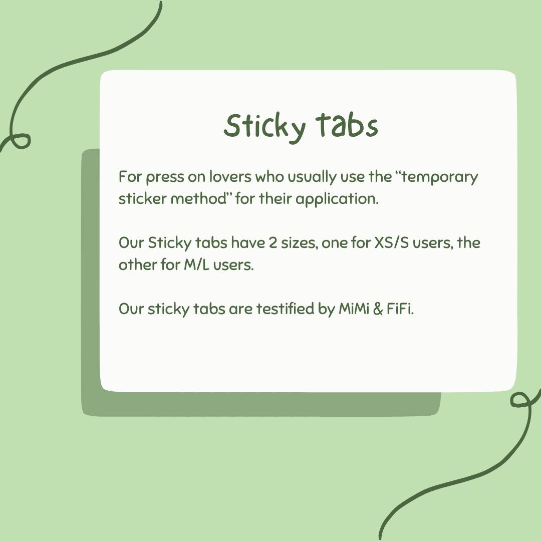 Sticky tabs - Press on Nail accessories