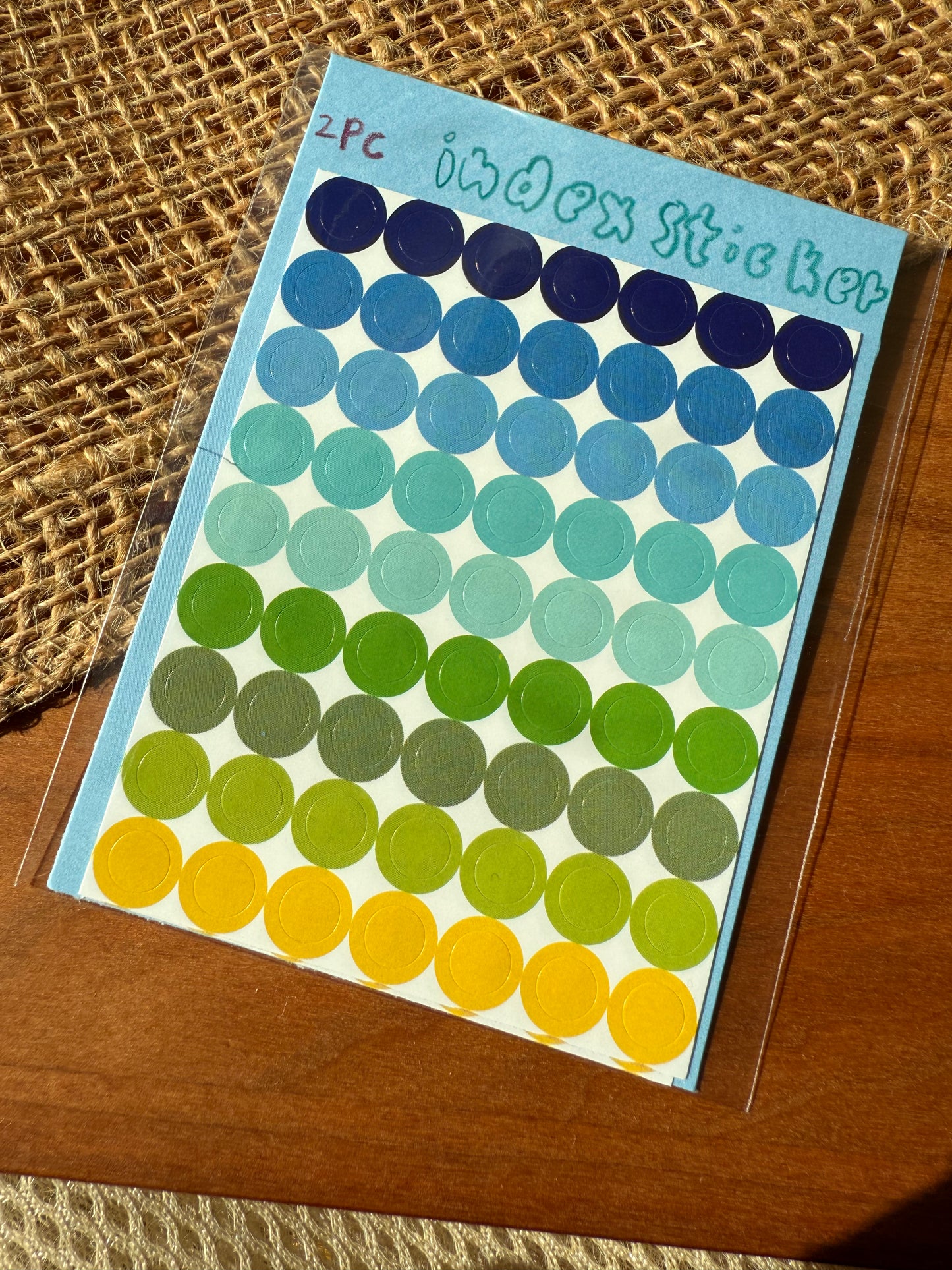 Index sticker (Round dots)