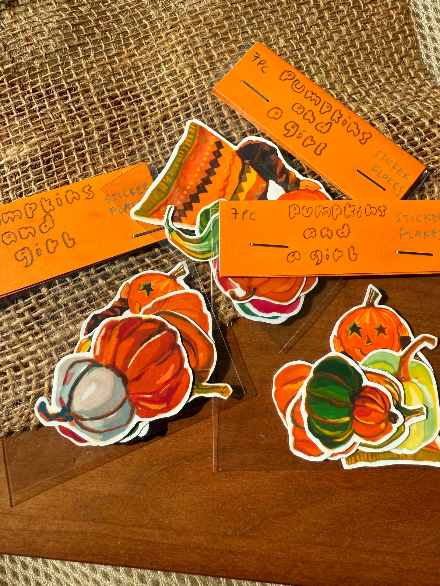 Pumpkin Sticker Flakes