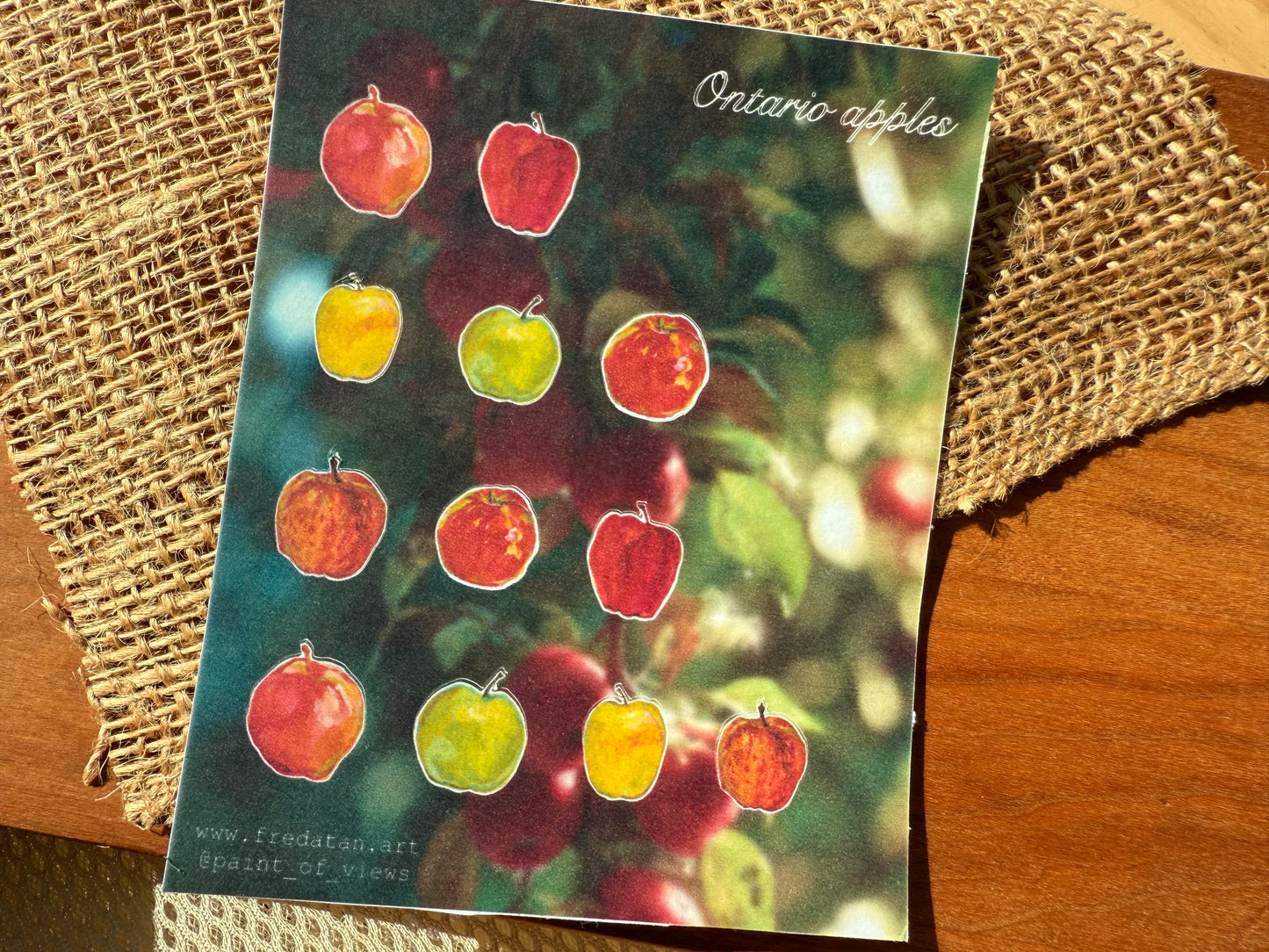 Ontario Apples - Sticker Sheet