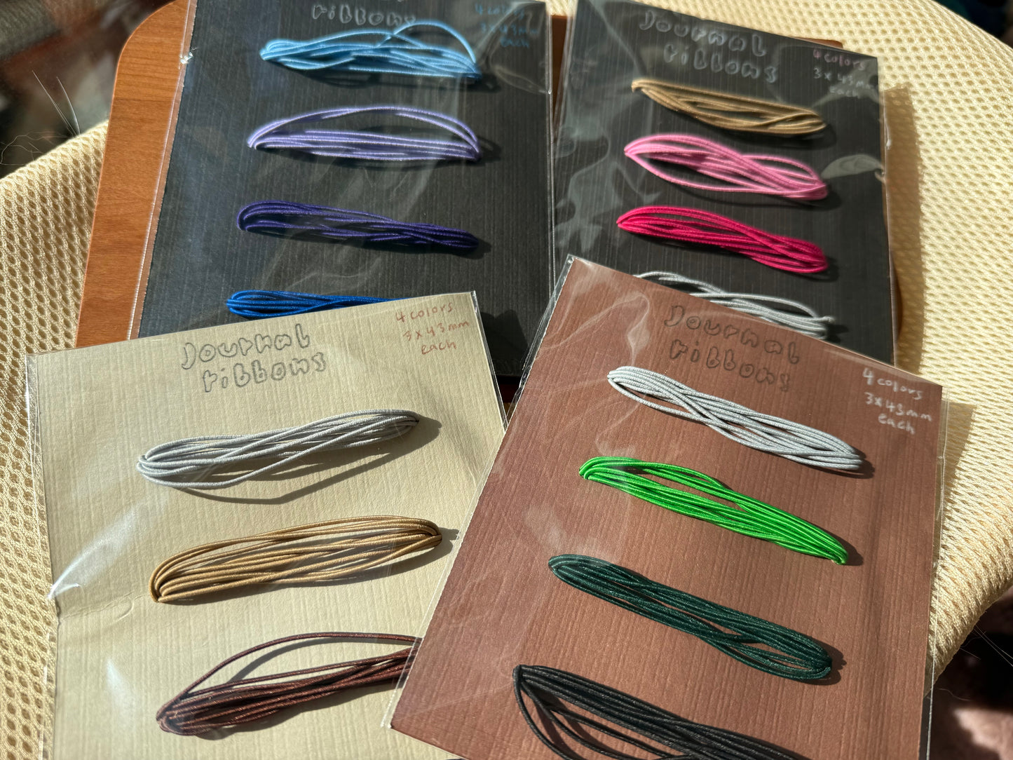 Leather journal ribbon / elastic