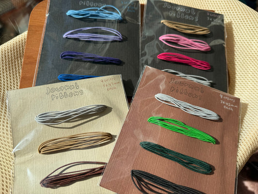 Leather journal ribbon / elastic