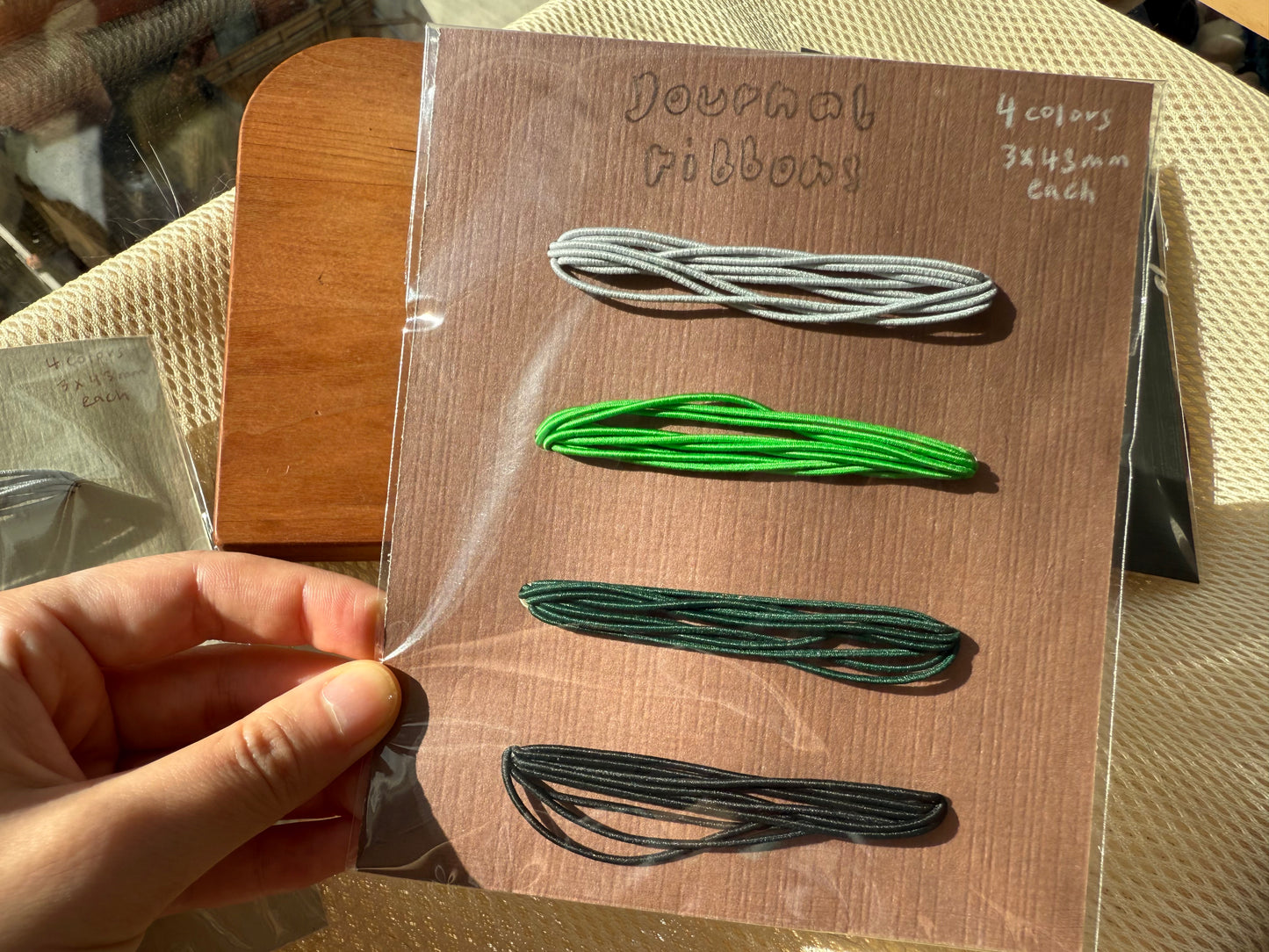Leather journal ribbon / elastic