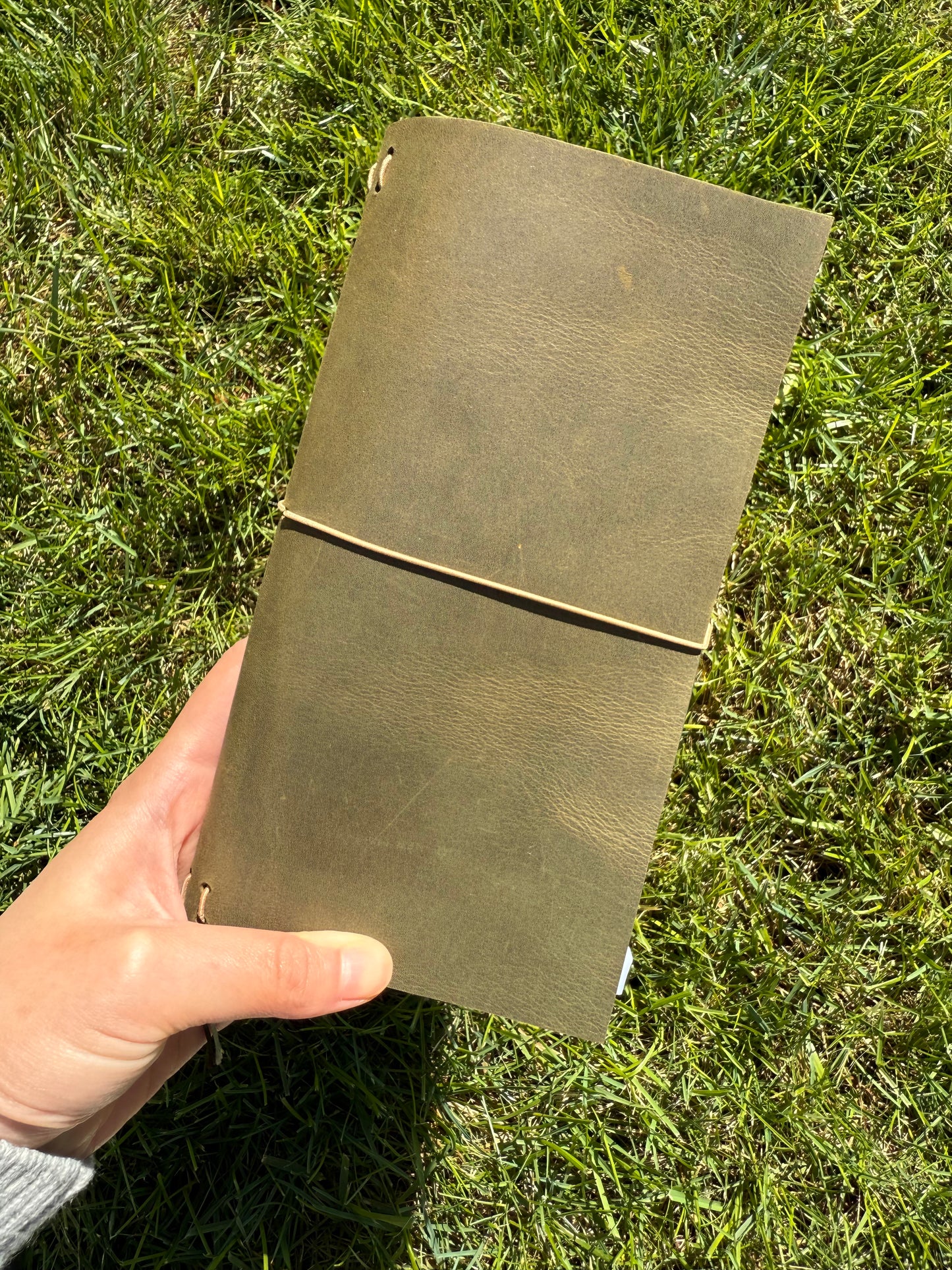 Leather Journal Cover - Fits hobonichi weeks