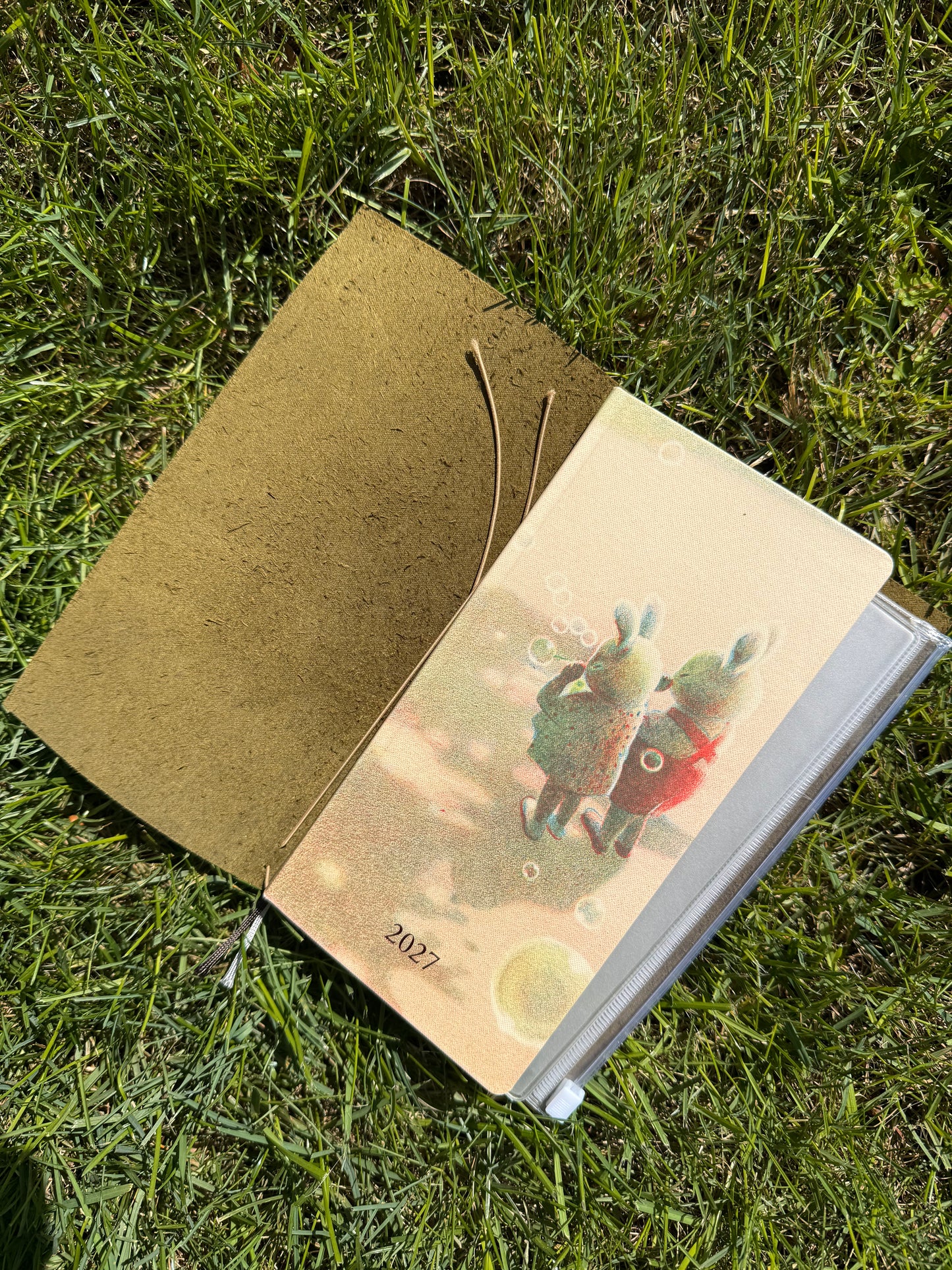 Leather Journal Cover - Fits hobonichi weeks