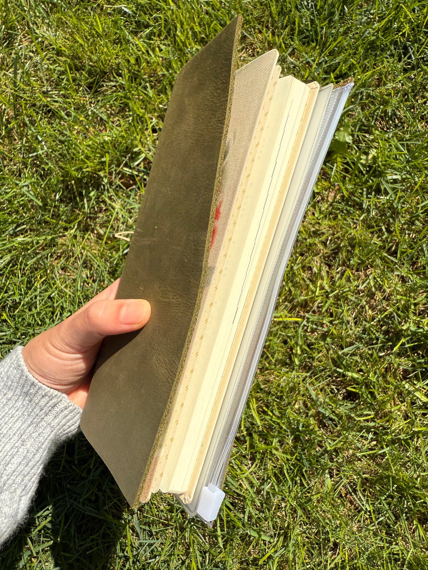 Leather Journal Cover - Fits hobonichi weeks