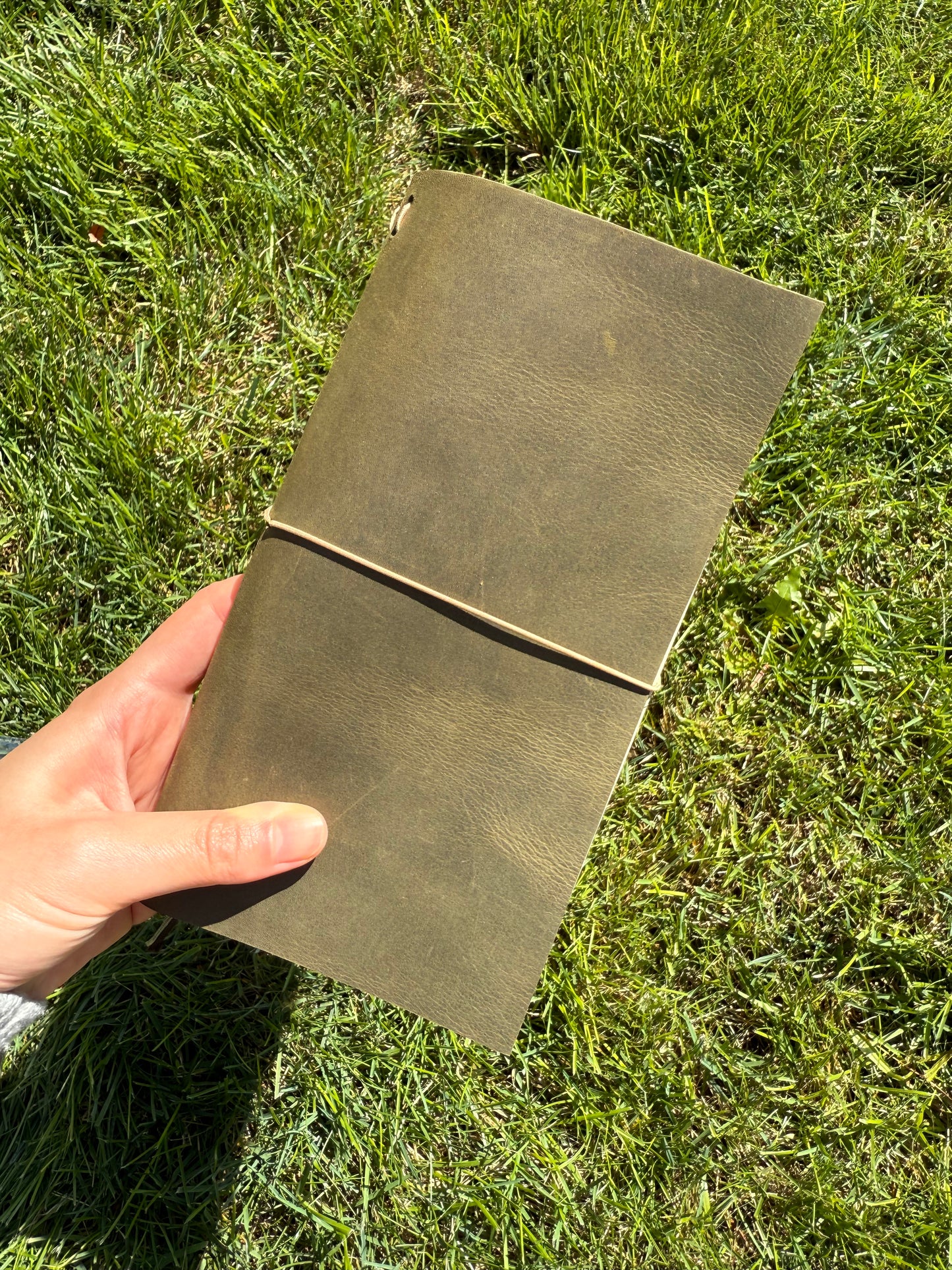 Leather Journal Cover - Fits hobonichi weeks