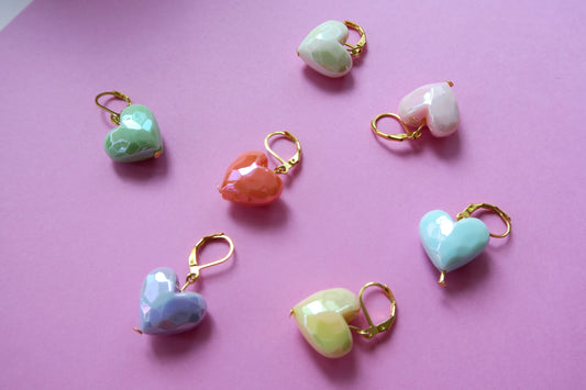 Heart Stitch Marker / Progress Tracker / Charm
