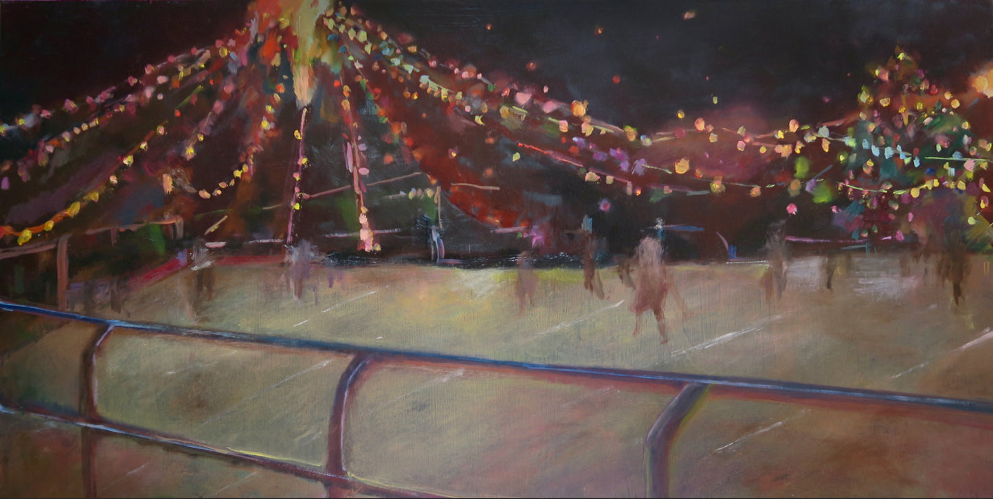 Ice Rink - Art Print - By Freda Tan