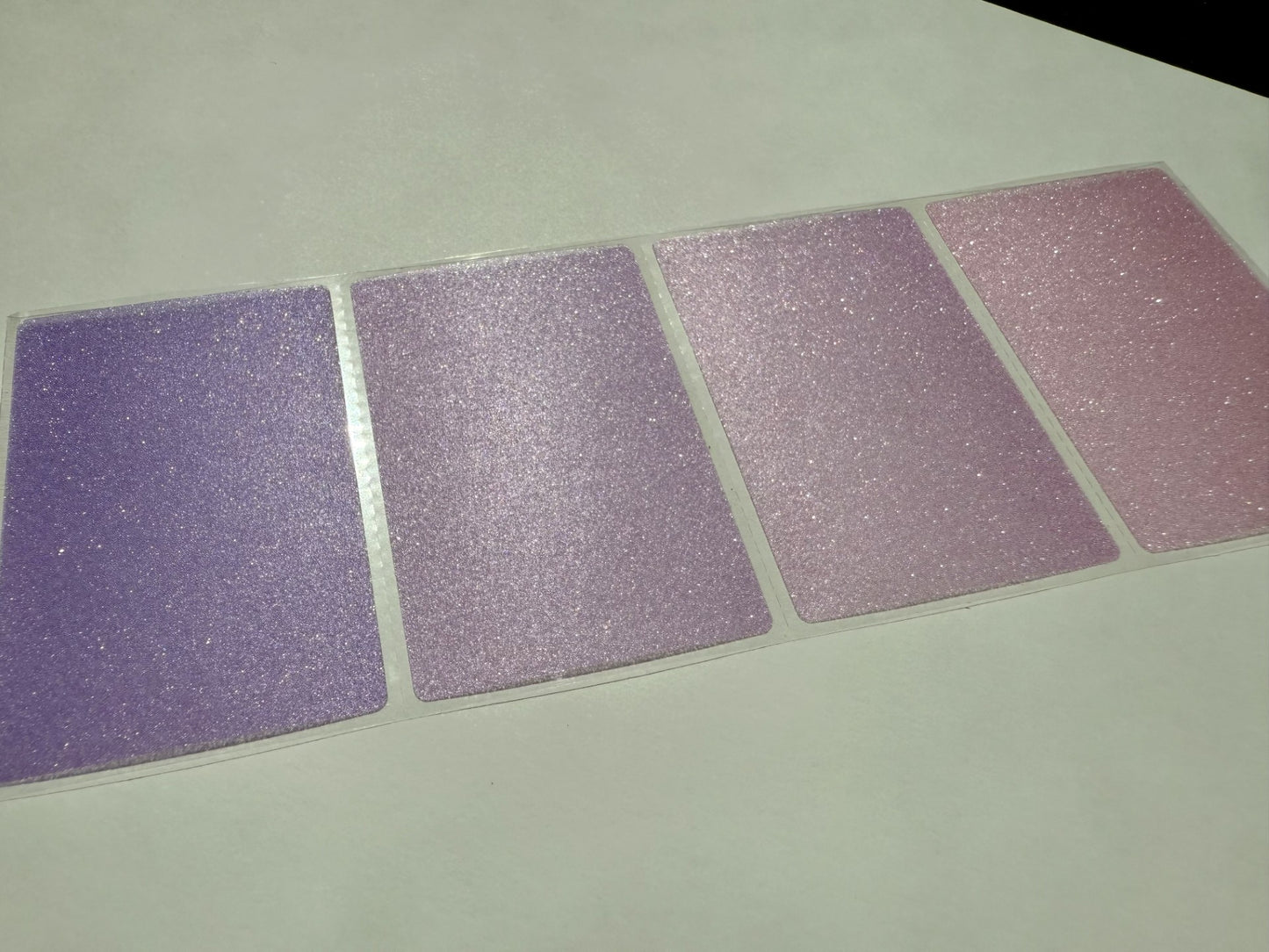 Glitter Sticky notes (Full adhesive) - Life of a stationary girl , Pearlescent stickers , Glitter highlighter
