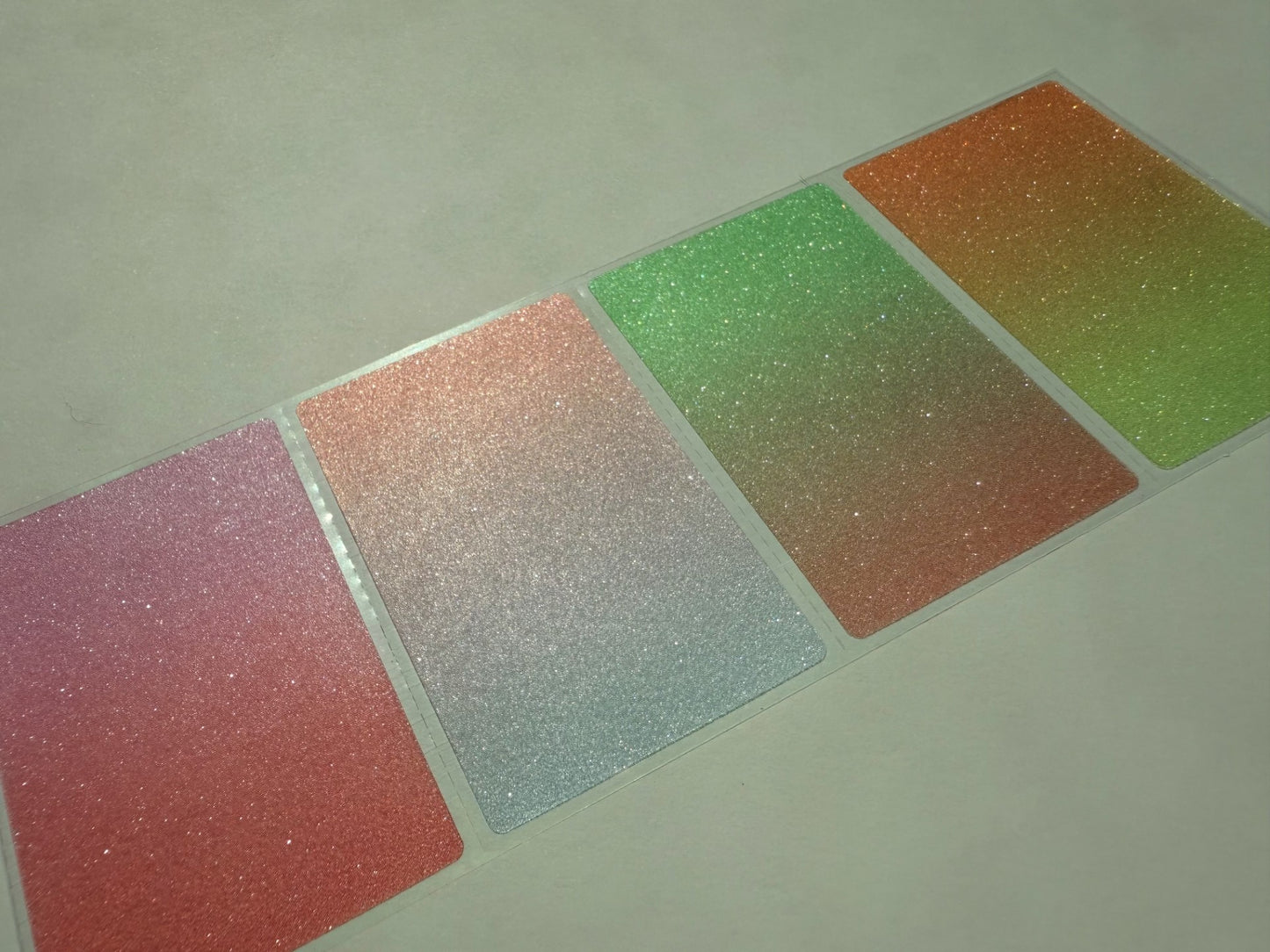 Glitter Sticky notes (Full adhesive) - Life of a stationary girl , Pearlescent stickers , Glitter highlighter