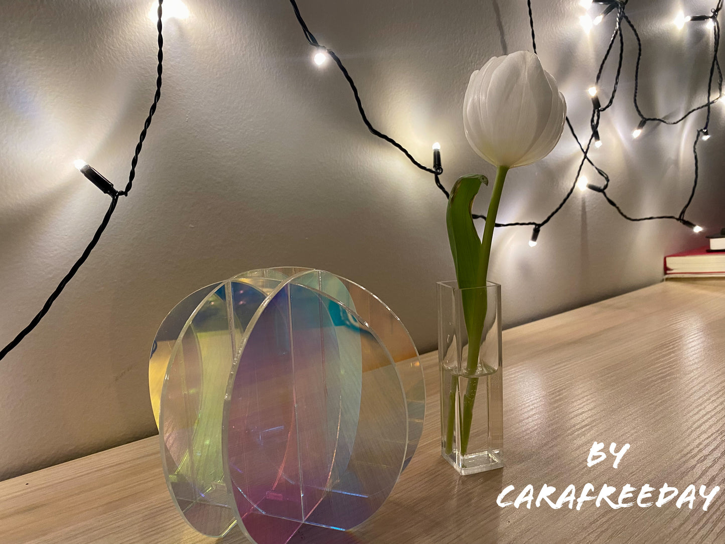 Iridescent Single Stem Vase