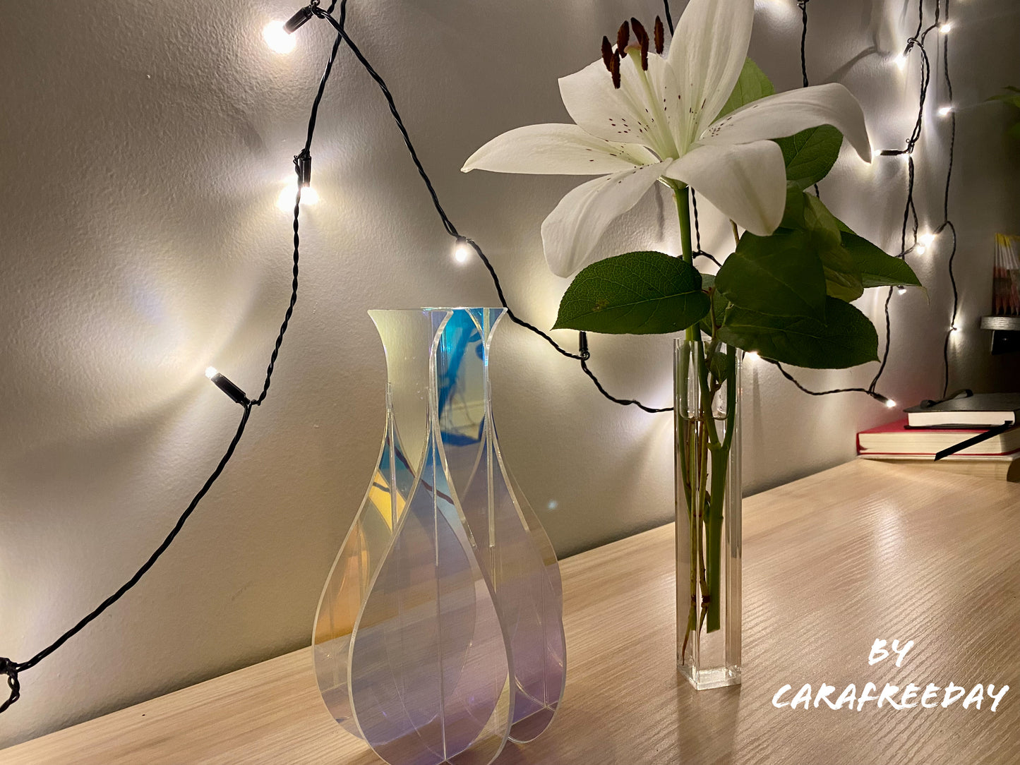 Iridescent Single Stem Vase