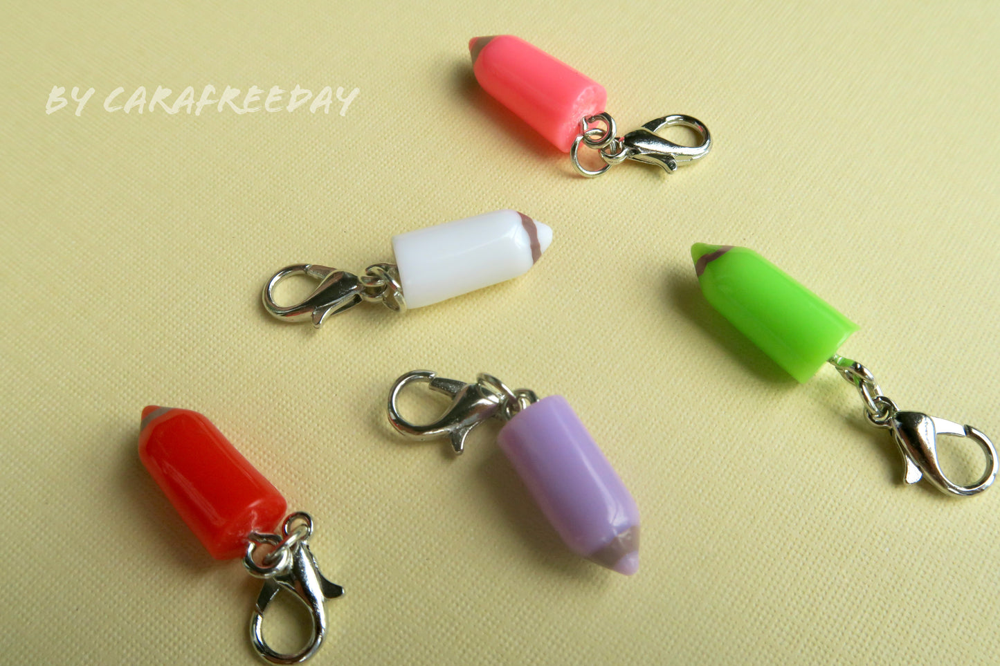 5 PC Pencil Stitch Marker, Back to school Progress Tracker