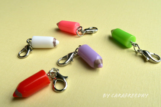 5 PC Pencil Stitch Marker, Back to school Progress Tracker