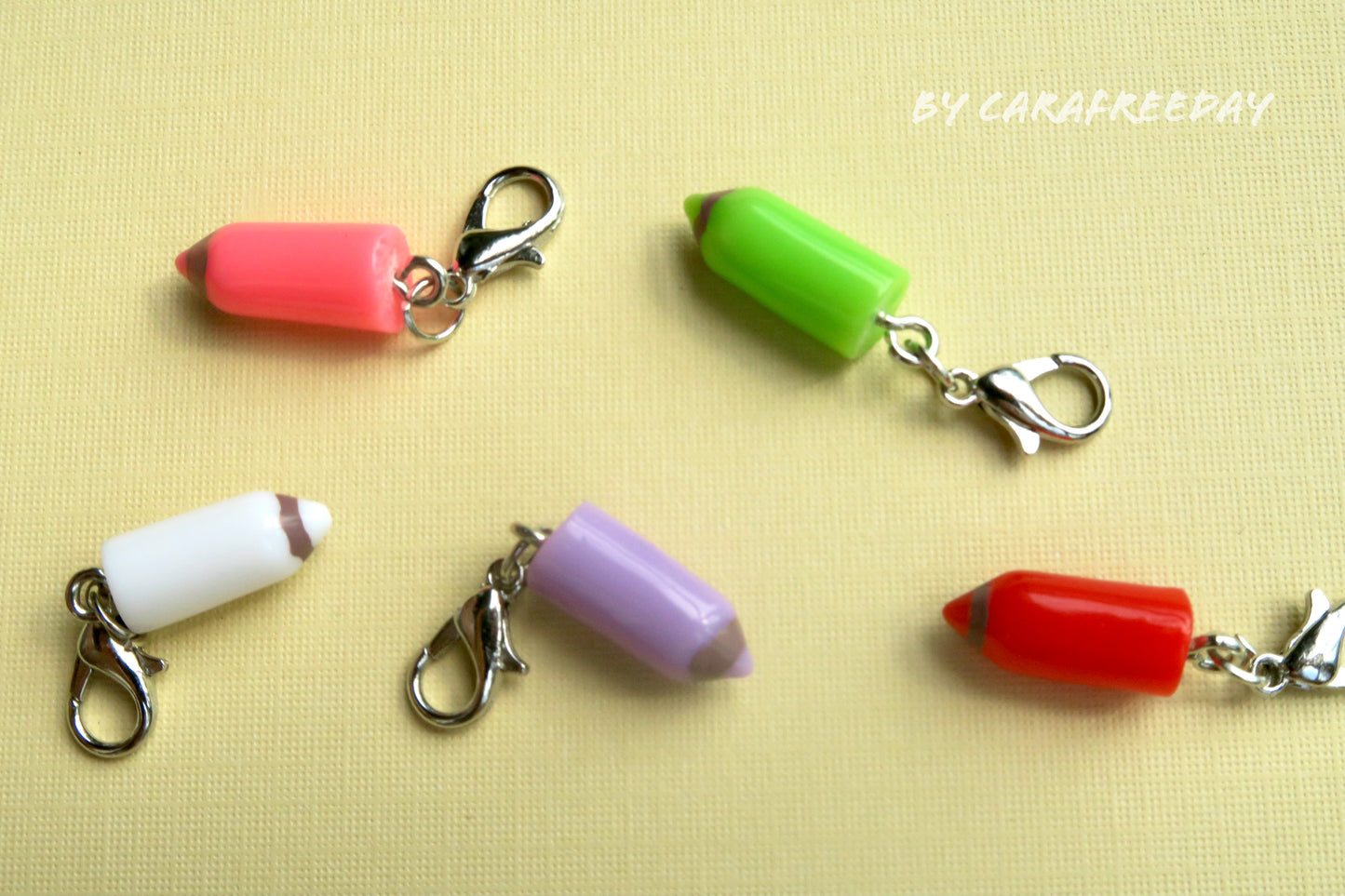 5 PC Pencil Stitch Marker, Back to school Progress Tracker