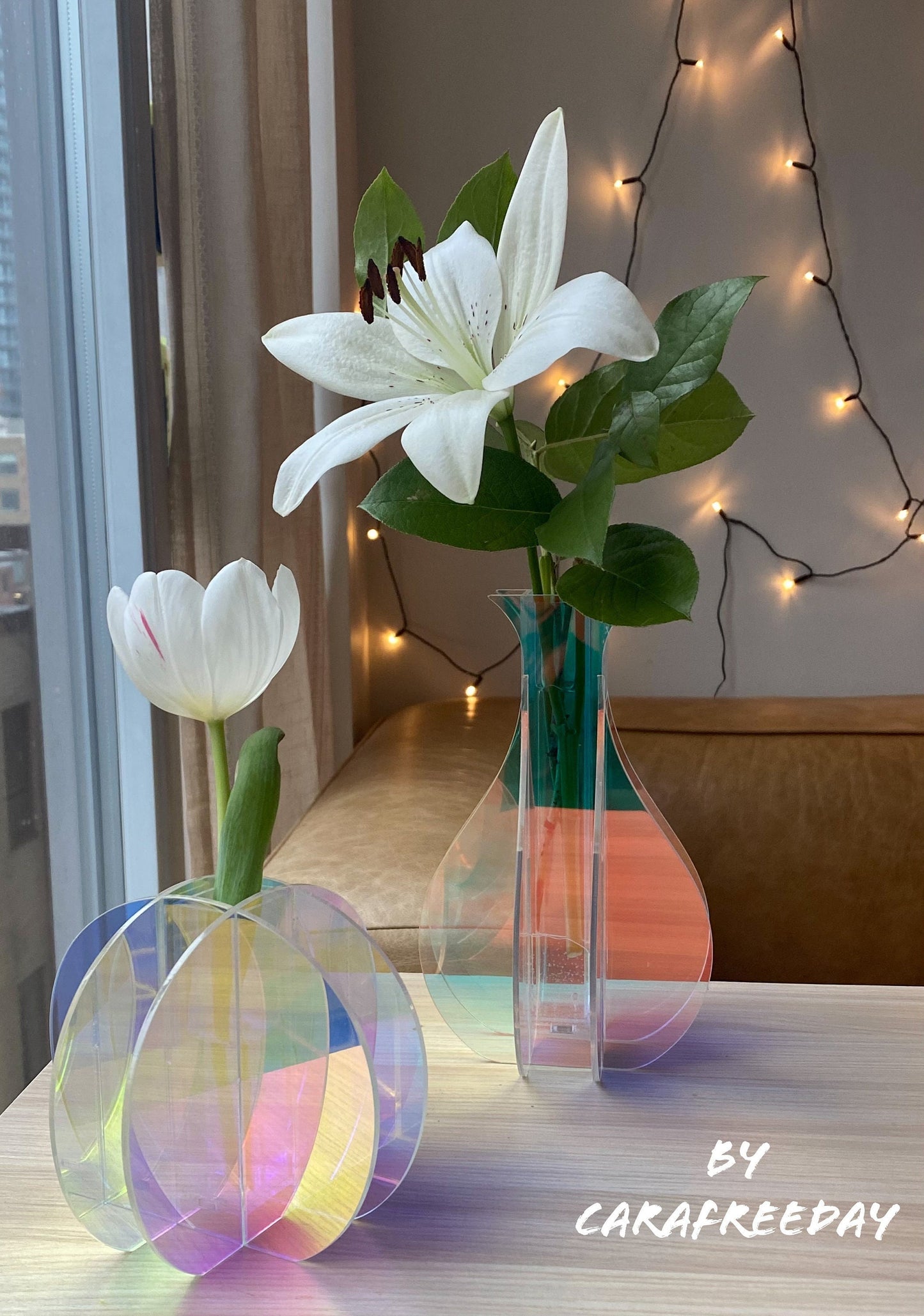 Iridescent Single Stem Vase