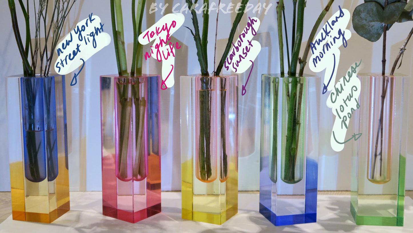 Small space cuboid vase
