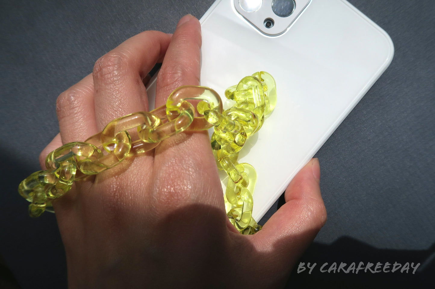 Bright Yellow Phone Strap
