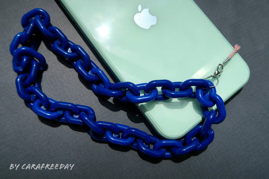 Blue Phone Strap